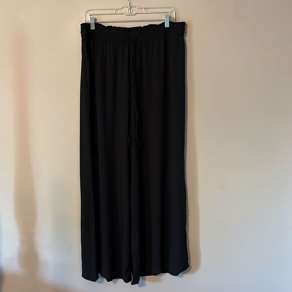 New! Calia Carrie Underwood Wide Leg Swim Cover Up Pant Size Large Black NWT - Picture 4 of 16